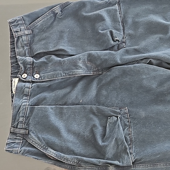 Free People Marx Slouchy Cargo Jeans Tab Button Detail Wideleg - Picture 8 of 13